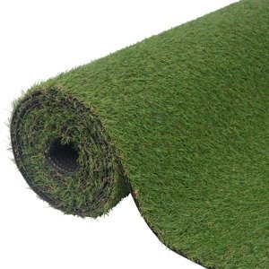 vidaXL Umelý trávnik 1x5 m/20 mm zelený