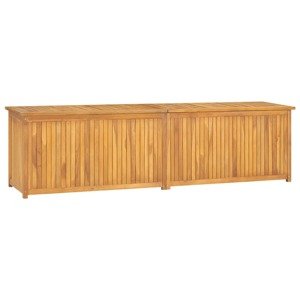 vidaXL Záhradný box 200x50x55 cm, tíkový masív
