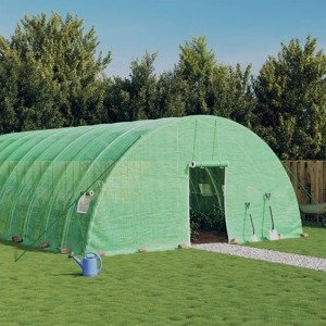 vidaXL Fóliovník s oceľovým rámom zelený 132 m² 22x6x2,85 m