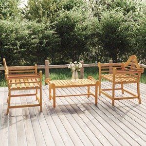 vidaXL Záhradné stoličky 2 ks 91x62x94 cm tíkové masívne drevo