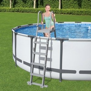 Bestway Flowclear 4-stupňový bezpečnostný rebrík do bazéna 132 cm