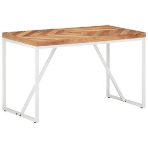 vidaXL Jedálenský stôl 120x60x76 cm akáciový a mangovníkový masív