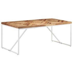 vidaXL Jedálenský stôl 180x90x76 cm akáciový a mangovníkový masív