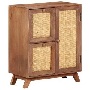 vidaXL Komoda 60x35x75 cm masívne mangovníkové drevo