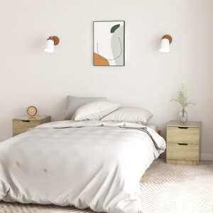 vidaXL Nočné stolíky 2 ks dub sonoma 40x40x50 cm drevotrieska