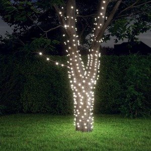vidaXL Solárne svetlá 5 ks 5x200 LED studené biele vnútorné vonkajšie