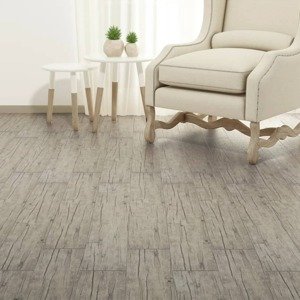 vidaXL Samolepiace podlahové dosky z PVC 5,21 m² 2 mm vyblednutý dub