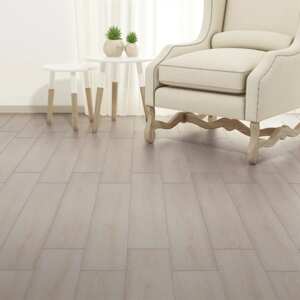vidaXL Samolepiace podlahové dosky z PVC 5,21m² 2mm dub klasický biely