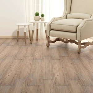 vidaXL Samolepiace podlahové dosky z PVC 5,21 m² 2 mm hnedý dub