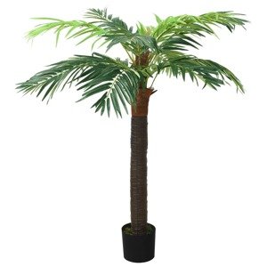 vidaXL Umelá palma Phoenix s kvetináčom 190 cm zelená