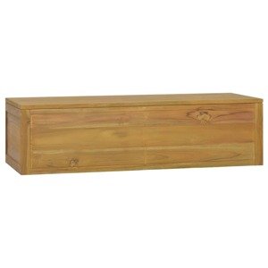 vidaXL Nástenná kúpeľňová skrinka 110x45x30 cm masívne tíkové drevo