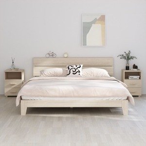 vidaXL Nočné stolíky HAMAR 2 ks, medovo hnedé 40x35x62 cm, masív