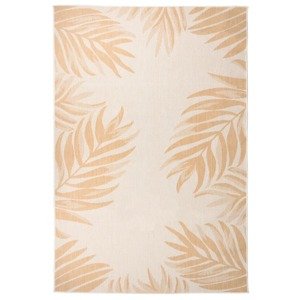 vidaXL Vonkajší koberec s plochým tkaním 160x230 cm listový vzor