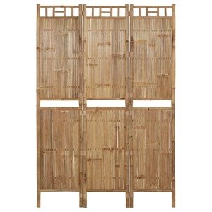 vidaXL Paraván s 3 panelmi bambusový 120x180 cm