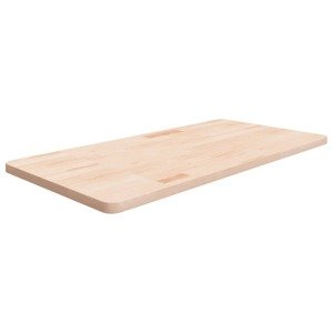 vidaXL Kúpeľňová doska 100x50x2,5 cm neošetrený masív