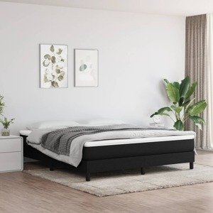 vidaXL Matrac s taštičkovými pružinami čierny 180x200x20 cm látka