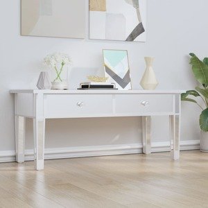 vidaXL Zrkadlový konferenčný stolík 106x45x45 cm spracov. drevo a sklo