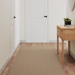 vidaXL Behúň koberec sisalový vzhľad pieskový 80x200 cm