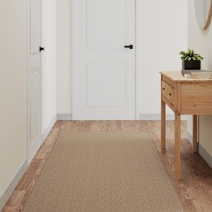 vidaXL Behúň na koberce sisalový vzhľad pieskový 80x300 cm