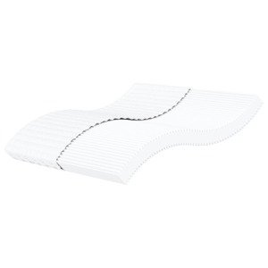 vidaXL Penový matrac biely 200x200 cm tvrdosť H2 H3