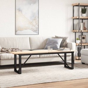 vidaXL Nohy konferenčného stolíka O-rám 140x30x43 cm liatina