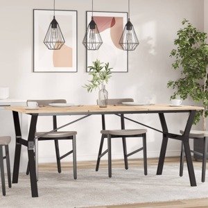 vidaXL Nohy jedálenského stola Y-rám 160x80x73 cm liatina