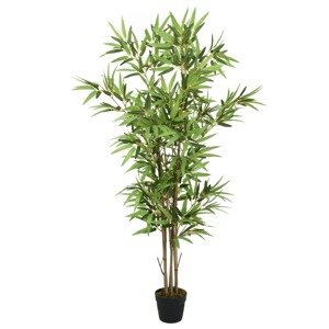 vidaXL Umelý bambusový strom 1288 listov 180 cm zelený