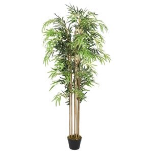 vidaXL Umelý bambusový strom 1605 listov 180 cm zelený