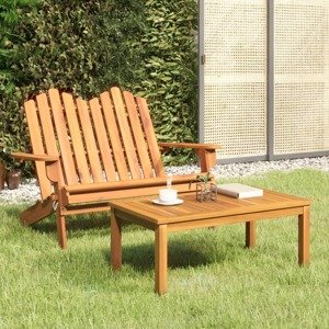 vidaXL 2-dielna záhradná sedacia súprava Adirondack akáciový masív