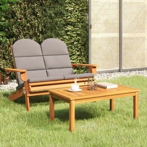 vidaXL 2-dielna záhradná sedacia súprava Adirondack akáciový masív