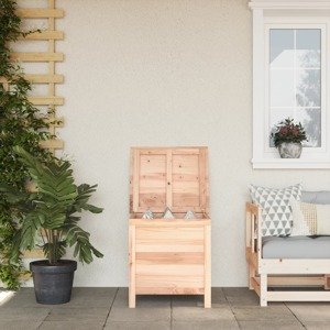 vidaXL Záhradný úložný box 50x49x56,5 cm jedľové masívne drevo