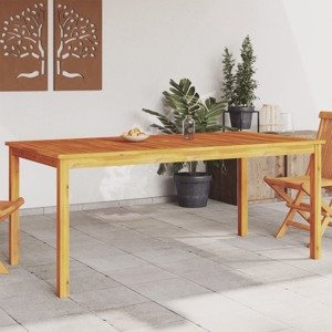 vidaXL Záhradný jedálenský stôl 180x90x75 cm, akáciový masív