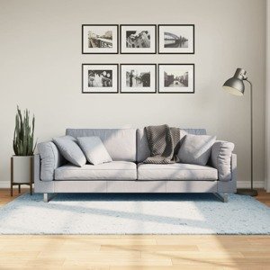 vidaXL Koberec HUARTE s krátkym vlasom umývateľný modrý 140x200 cm