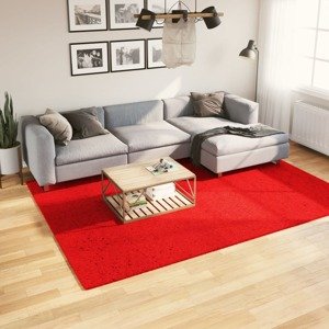 vidaXL Koberec HUARTE s krátkym vlakom umývateľný červený 200x280 cm