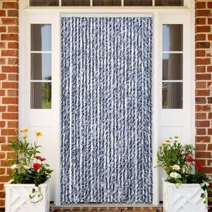 vidaXL Záves proti hmyzu modrý a biely 100x230 cm ženilka
