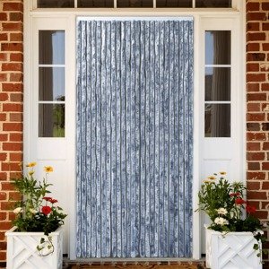 vidaXL Záves proti hmyzu strieborný 100x200 cm ženilka