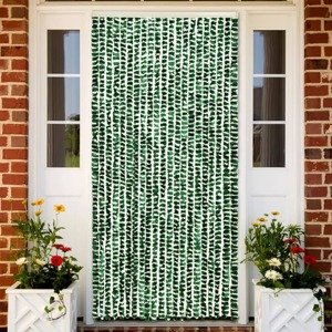 vidaXL Záves proti hmyzu zelený a biely 100x200 cm ženilka