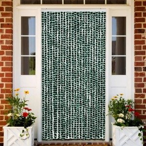 vidaXL Záves proti hmyzu zelený a biely 100x230 cm, ženilka