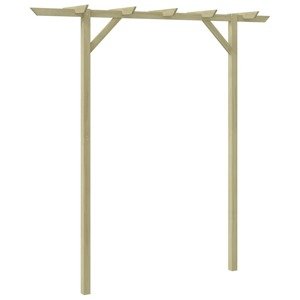 vidaXL Záhradná pergola 205x40x203 cm, drevo