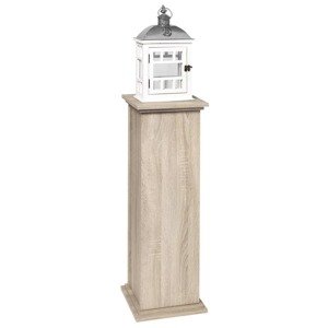FMD Prístavný stolík s dvierkami 88,5 cm dubový strom