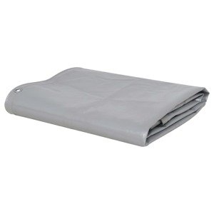 vidaXL Celta 650 g/m², 4x5 m, sivá