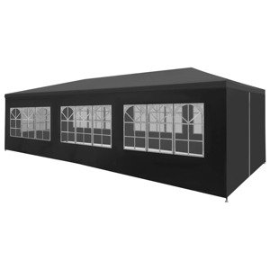 vidaXL Párty stan 3x9 m, antracitový