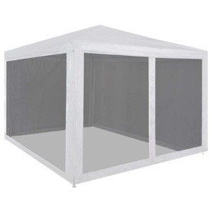 vidaXL Párty stan so 4 sieťkovanými bočnými stenami 3x3 m