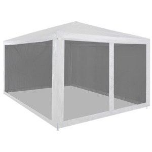 vidaXL Párty stan so 4 sieťkovanými bočnými stenami 4x3 m