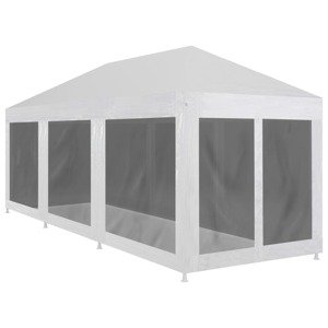 vidaXL Párty stan s 8 sieťkovanými bočnými stenami 9x3 m