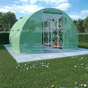 vidaXL Skleník 9 m² 300x300x200 cm