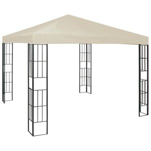 vidaXL Altánok krémový 3x3 m