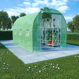 vidaXL Skleník 6,86 m² 3,43x2x2 cm