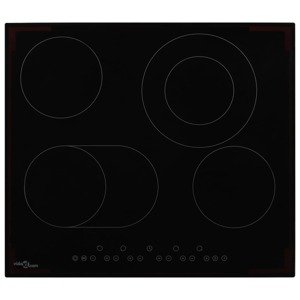 vidaXL Keramická varná doska so 4 platničkami dotykové ovládanie 6600W