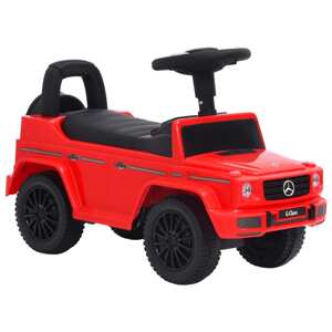 vidaXL Odrážacie auto Mercedes-Benz G63 červené